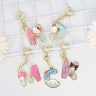 SANRIO CHARACTERS INITIALS KEYRING - Shopping Around the World with Goodsnjoy