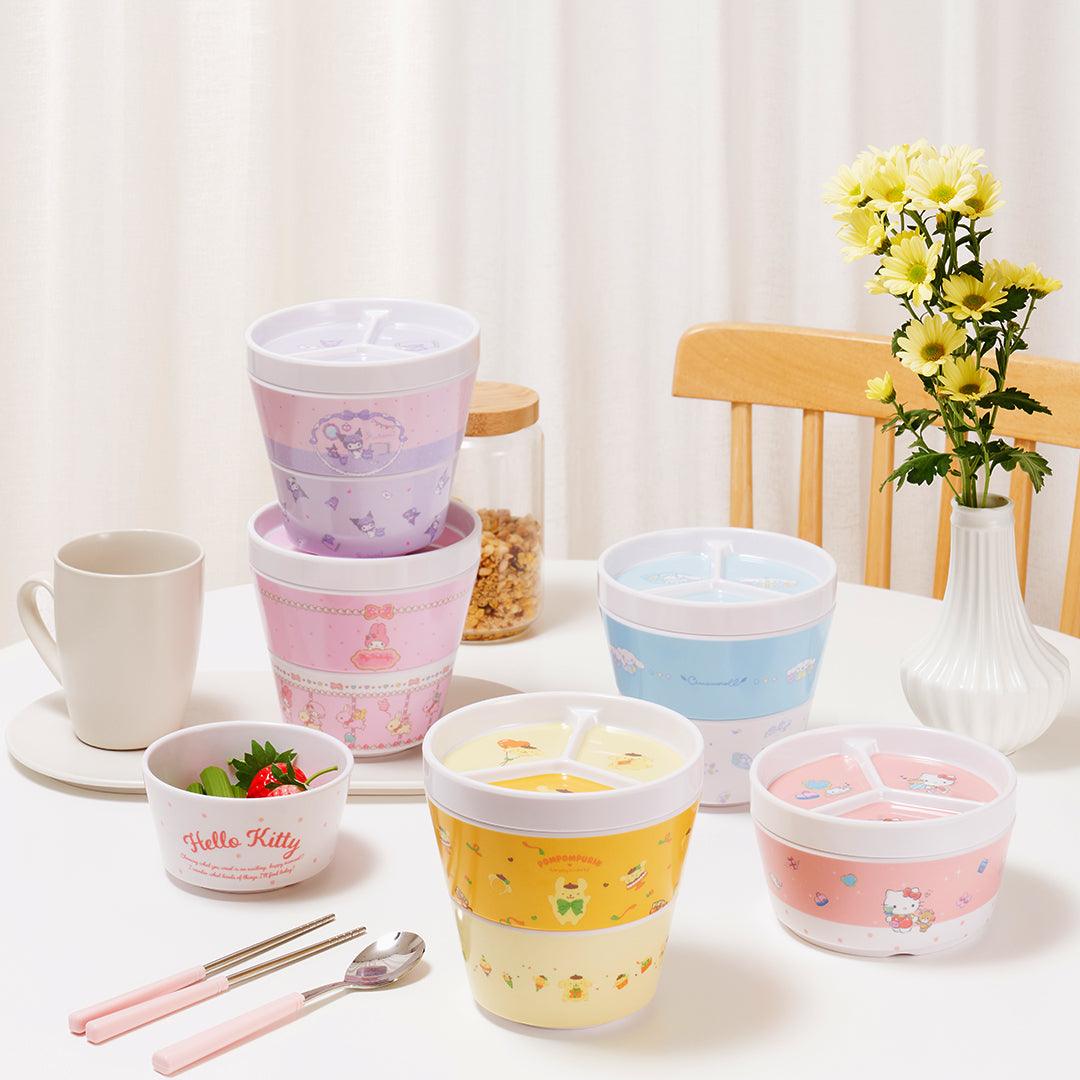 SANRIO CHARACTERS TABLEWARE SET FOR ONE PERSON (5 Type) - Shopping Around the World with Goodsnjoy