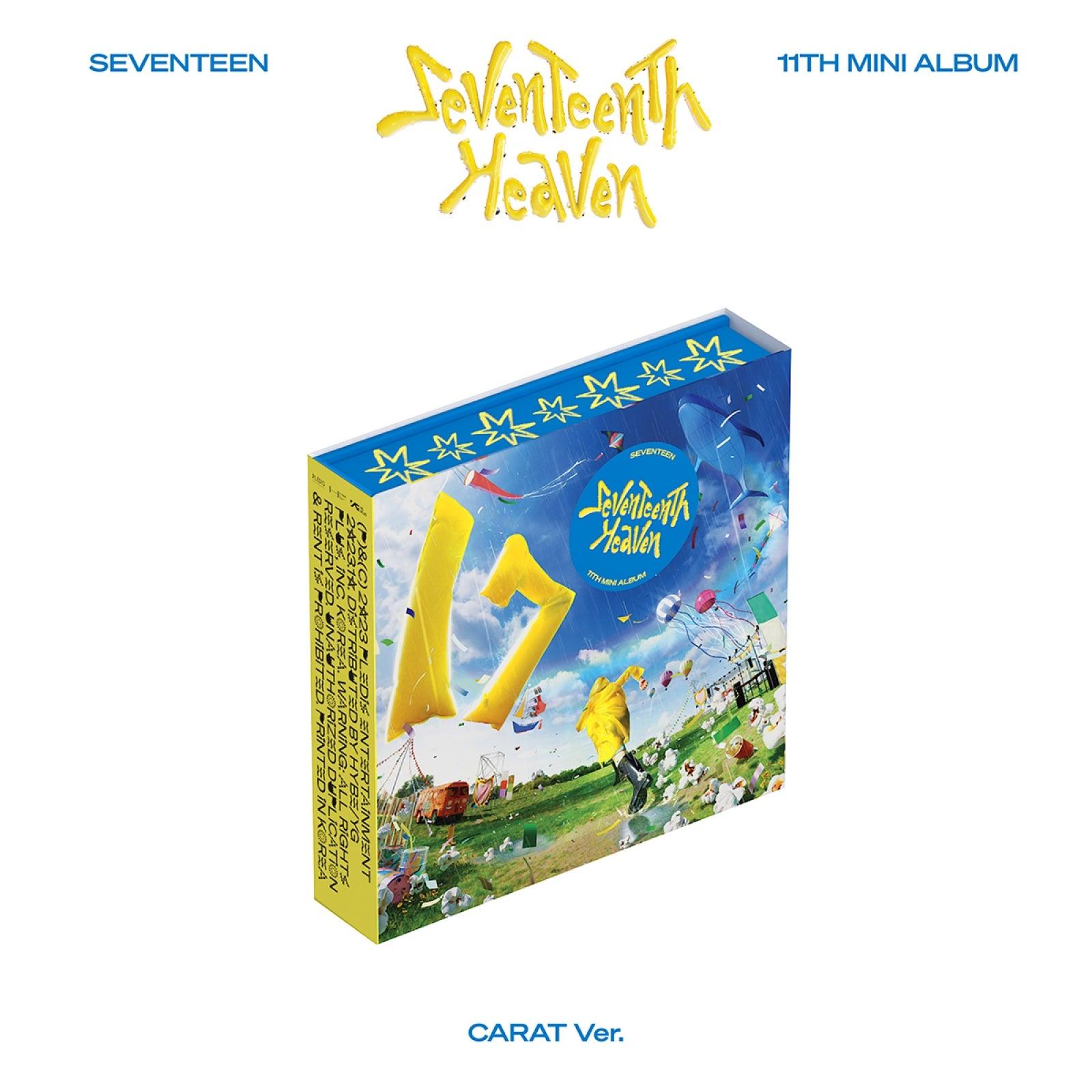 [PRE - ORDER] SEVENTEEN - SEVENTEENTH HEAVEN / 11TH MINI ALBUM (Carat Ver.) - Shopping Around the World with Goodsnjoy