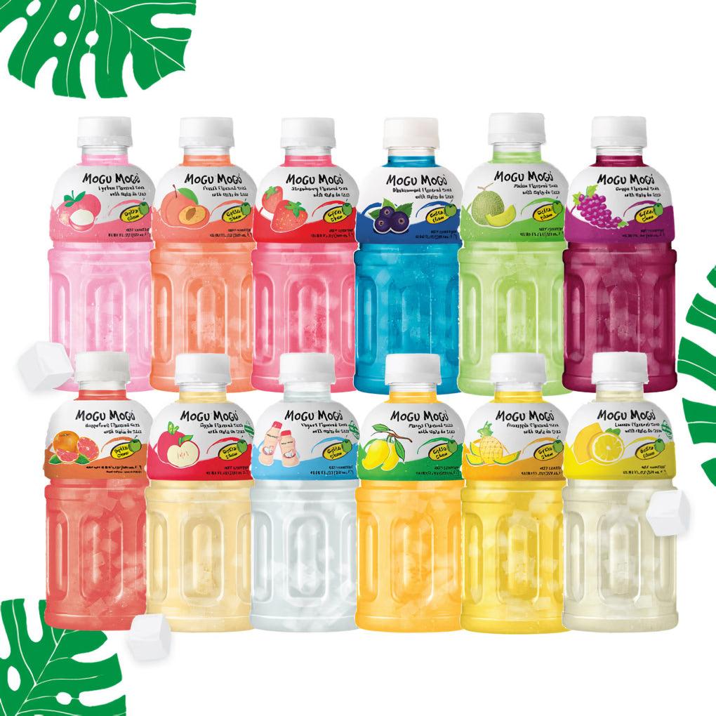 [THE DRINK THAT BTS FELL IN LOVE WITH!] MOGU MOGU DRINK 320ML 12 TYPES MIXED (1 SET OF 12 TYPES) - Shopping Around the World with Goodsnjoy