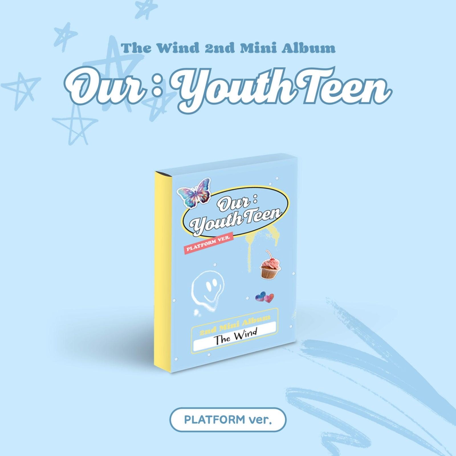 THE WIND - OUR : YOUTHTEEN / 2ND MINI ALBUM (PLATFORM VER.) - Shopping Around the World with Goodsnjoy