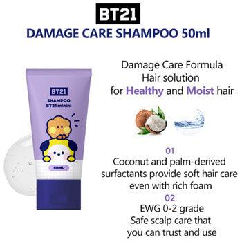 Time deal (March 12th) - BT21 minini Travel Ket/ Shampoo/ Treatment/ Body Wash/ Nature Origin Good Ingredients - Shopping Around the World with Goodsnjoy