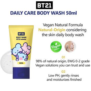 Time deal (March 12th) - BT21 minini Travel Ket/ Shampoo/ Treatment/ Body Wash/ Nature Origin Good Ingredients - Shopping Around the World with Goodsnjoy