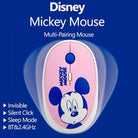 ★Authentic★Disney Mickey Mouse Multi Pairing Wireless Silent Mouse★Noiseless Button/ Slim Design - Shopping Around the World with Goodsnjoy