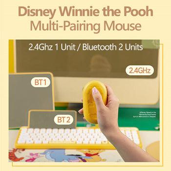 ★Authentic★Disney Winnie the Pooh Multi Pairing Wireless Silent Mouse★Noiseless Button/Sleep Mode - Shopping Around the World with Goodsnjoy