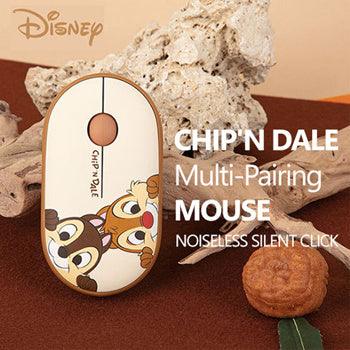 ★Authentic★Disney★Chip and Dale Multi Pairiing Wireless Silent Mouse★Noiseless Button/Sleep Mode - Shopping Around the World with Goodsnjoy