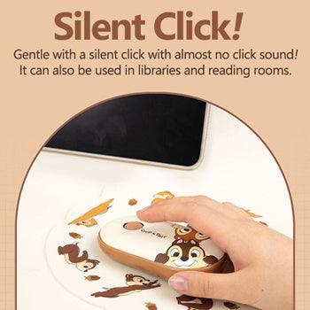 ★Authentic★Disney★Chip and Dale Multi Pairiing Wireless Silent Mouse★Noiseless Button/Sleep Mode - Shopping Around the World with Goodsnjoy