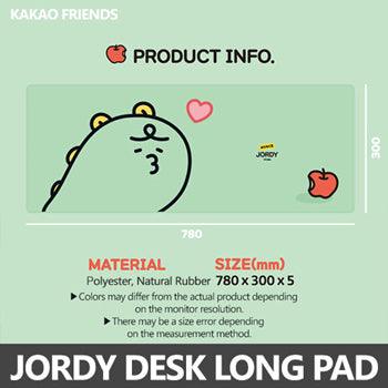 ★Authentic★KAKAO FRIENDS JORDY Long Mouse Pad/ Large Desk Pad/ Keyboard Pad/ Cute Mouse Pad - Shopping Around the World with Goodsnjoy