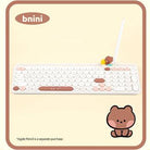 ★Authentic★LINE FRIENDS minini Wireless Keyboard/ 3in1 Multi Pairing/Multi Connection/Slim Design - Shopping Around the World with Goodsnjoy