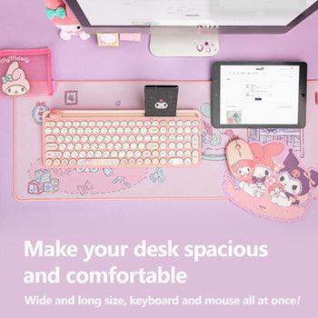 ★Authentic★Sanrio Mymelody and Kuromi Long Mouse Pad/ Large Desk Pad/ Keyboard Pad/ Mouse Long Pad - Shopping Around the World with Goodsnjoy