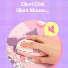 Authentic★Sanrio★My Melody and Kuromi Multi Pairing Wireless Silent Mouse★Sleep Mode/ Invisible - Shopping Around the World with Goodsnjoy