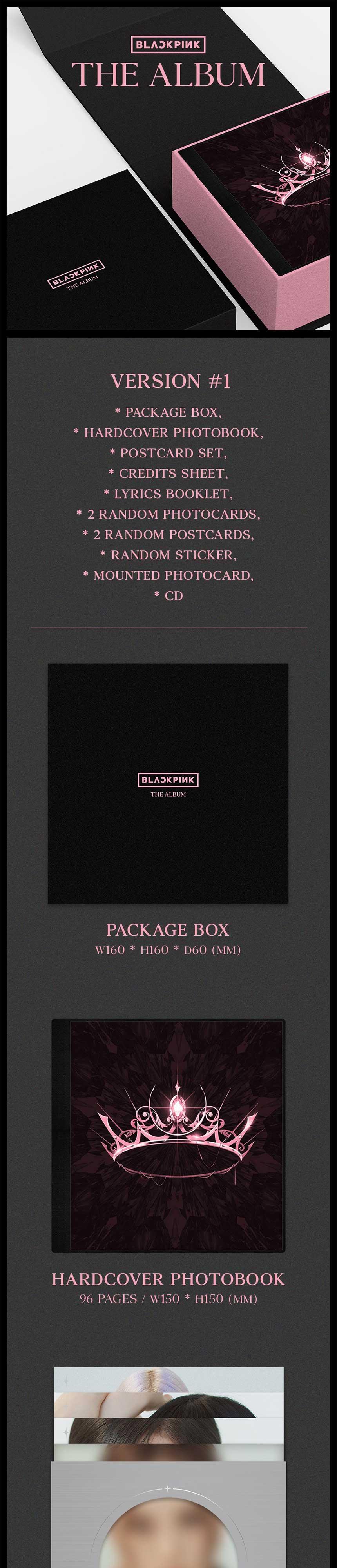 BLACKPINK 1st Full ALBUM 'Black Pink' [Random] - Shopping Around the World with Goodsnjoy