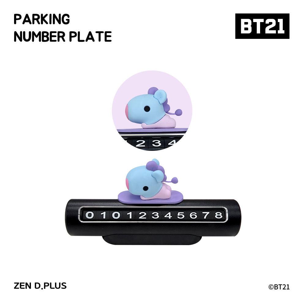 BT21 Baby Parking Lot Number Car Phone Number Plate - Shopping Around the World with Goodsnjoy