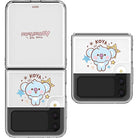 BT21 Baby Sketch Galaxy Z-flip4 Transparent Slim Case - Shopping Around the World with Goodsnjoy