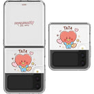 BT21 Baby Sketch Galaxy Z-flip4 Transparent Slim Case - Shopping Around the World with Goodsnjoy