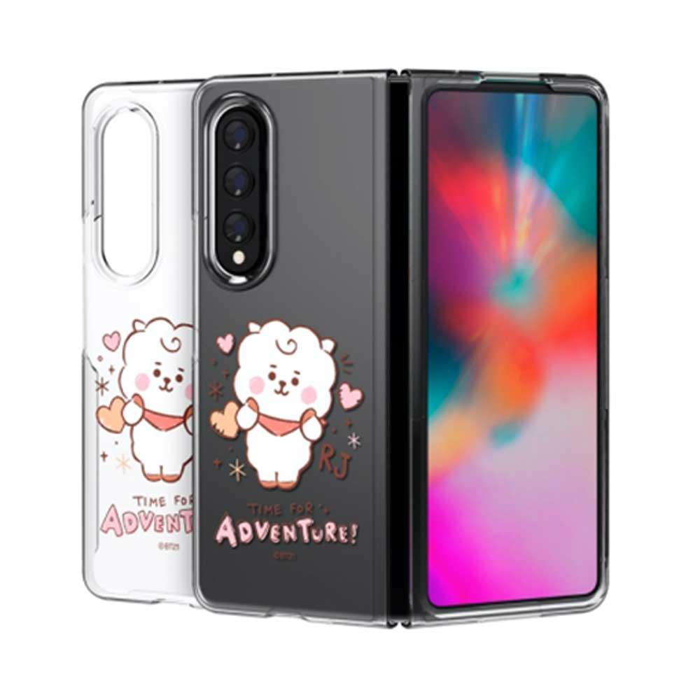 BT21 Baby Sketch Galaxy Z Fold3 Transparent Slim Case - Shopping Around the World with Goodsnjoy