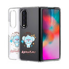 BT21 Baby Sketch Galaxy Z Fold3 Transparent Slim Case - Shopping Around the World with Goodsnjoy