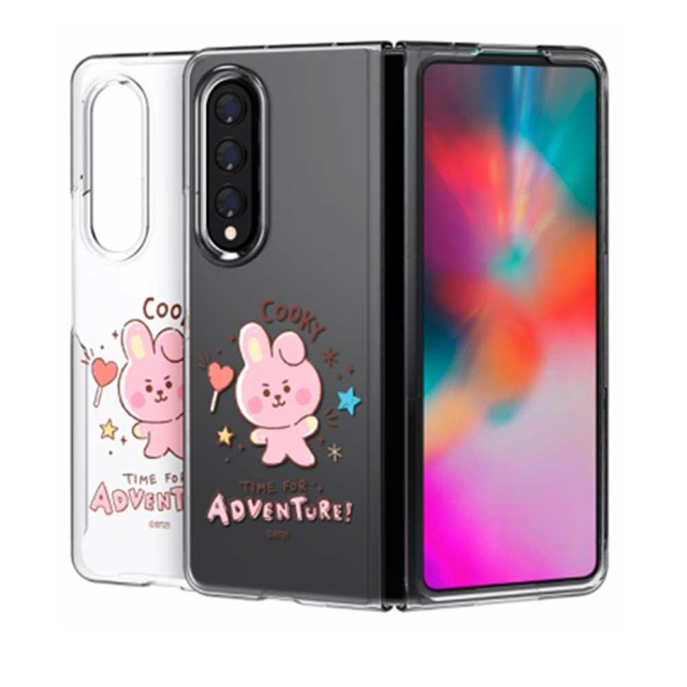 BT21 Baby Sketch Galaxy Z Fold3 Transparent Slim Case - Shopping Around the World with Goodsnjoy