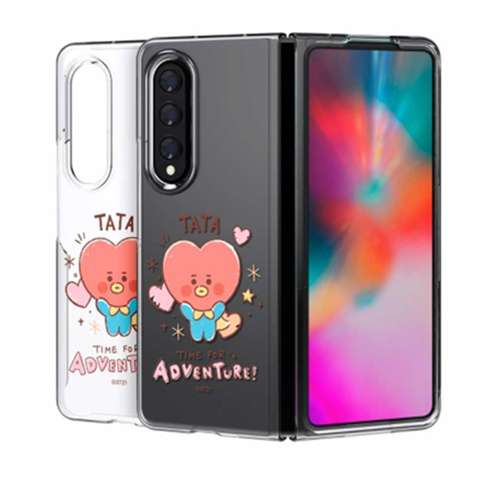 BT21 Baby Sketch Galaxy Z Fold3 Transparent Slim Case - Shopping Around the World with Goodsnjoy