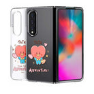 BT21 Baby Sketch Galaxy Z Fold3 Transparent Slim Case - Shopping Around the World with Goodsnjoy