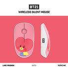 BT21 Baby Wireless Silent Mouse★ Noiseless Button/ BT21 Baby Character Design Mouse - Shopping Around the World with Goodsnjoy