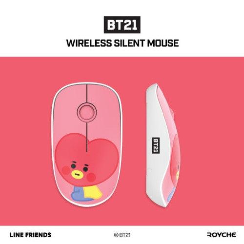 BT21 Baby Wireless Silent Mouse★ Noiseless Button/ BT21 Baby Character Design Mouse - Shopping Around the World with Goodsnjoy