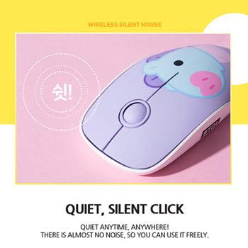 BT21 Baby Wireless Silent Mouse★ Noiseless Button/ BT21 Baby Character Design Mouse - Shopping Around the World with Goodsnjoy