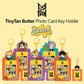 ★BT21 by BTS OFFICIAL★ BTS TiniTAN Butter Photo Card Key Holder/ Key Ring/ Key Chain/ Photo Strap - Shopping Around the World with Goodsnjoy