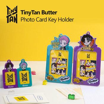 ★BT21 by BTS OFFICIAL★ BTS TiniTAN Butter Photo Card Key Holder/ Key Ring/ Key Chain/ Photo Strap - Shopping Around the World with Goodsnjoy