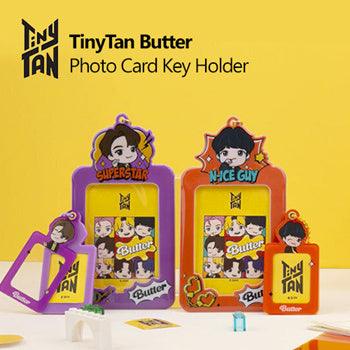 ★BT21 by BTS OFFICIAL★ BTS TiniTAN Butter Photo Card Key Holder/ Key Ring/ Key Chain/ Photo Strap - Shopping Around the World with Goodsnjoy