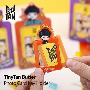 ★BT21 by BTS OFFICIAL★ BTS TiniTAN Butter Photo Card Key Holder/ Key Ring/ Key Chain/ Photo Strap - Shopping Around the World with Goodsnjoy