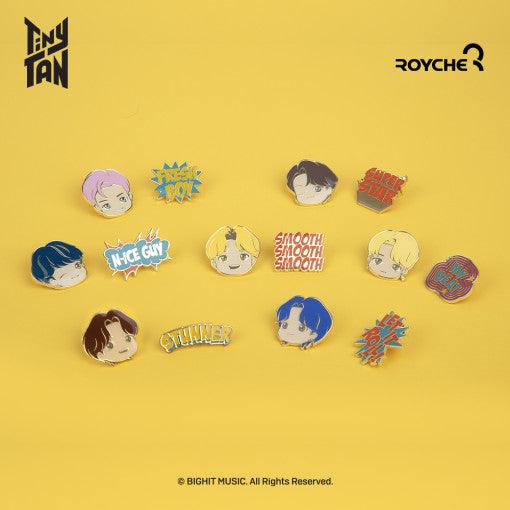 ★BT21 by BTS OFFICIAL★ BTS TinyTAN Butter Metal Pin Badge Broach - Shopping Around the World with Goodsnjoy