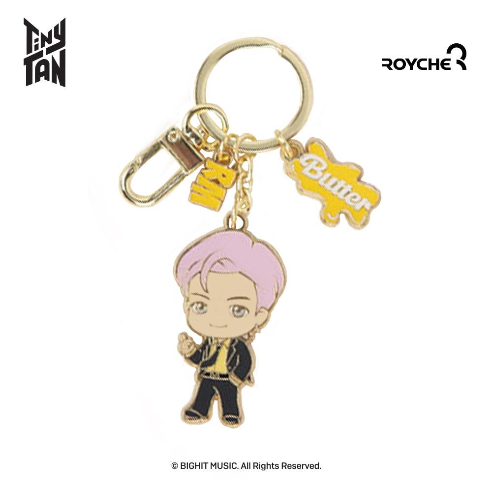 ★BT21 by BTS OFFICIAL★ BTS TinyTAN Butter Swing Metal Keyring - Shopping Around the World with Goodsnjoy