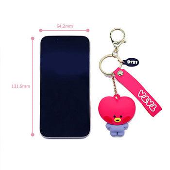 ★BT21 by BTS OFFICIAL★BT21 minini Figure Key Ring/ Key Chain/ Key Holder/ Point Accessories - Shopping Around the World with Goodsnjoy