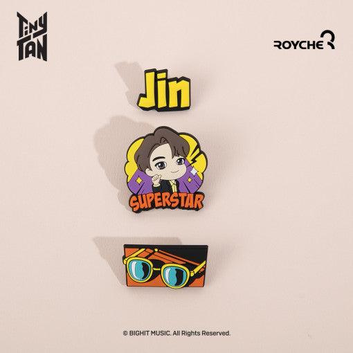 ★BT21 by BTS OFFICIAL★BTS TinyTAN Butter Rubber Pin Badge Broach - Shopping Around the World with Goodsnjoy