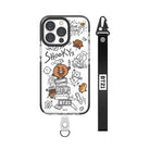 BT21 Doodle Smart Tab Transparent Line Case (IPHONE) - Shopping Around the World with Goodsnjoy