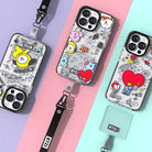 BT21 Doodle Smart Tab Transparent Line Case (IPHONE) - Shopping Around the World with Goodsnjoy