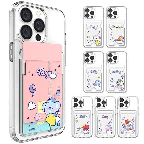 BT21 Dream Baby Transparent Reinforced Double Card Case (GALAXY) - Shopping Around the World with Goodsnjoy