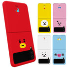 BT21 Face Galaxy Z Flip4 Slim Case - Shopping Around the World with Goodsnjoy