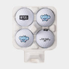 BT21 GOLF Baby Golf Balls 4 Balls + Ball Pouch - Shopping Around the World with Goodsnjoy