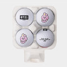 BT21 GOLF Baby Golf Balls 4 Balls + Ball Pouch - Shopping Around the World with Goodsnjoy