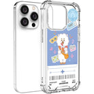 BT21 Have a Nice Ticket Transparent Air Cushion Reinforced Case (GALAXY) - Shopping Around the World with Goodsnjoy