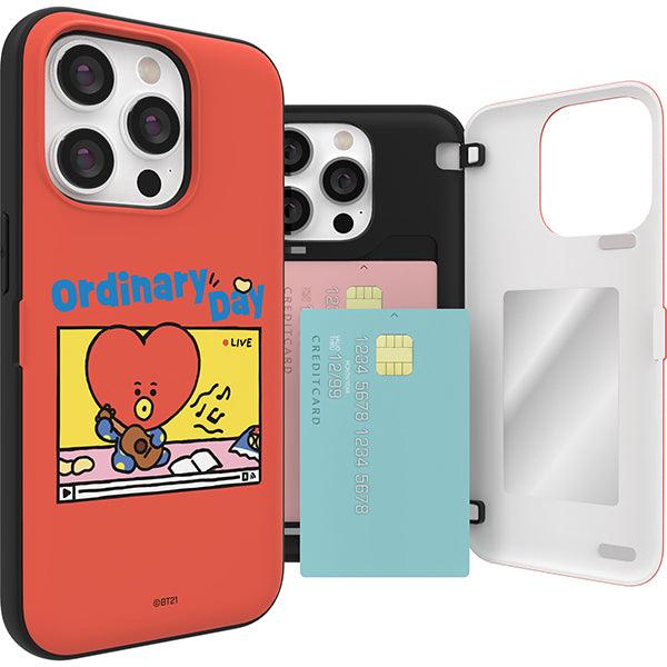 BT21 Home All Day Magnetic Card Storage Bumper Case (IPHONE) - Shopping Around the World with Goodsnjoy