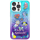 BT21 Let's Splash Bling Aqua Case (IPHONE) - Shopping Around the World with Goodsnjoy