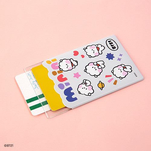 BT21 Minini Clear Card Pocket - Shopping Around the World with Goodsnjoy