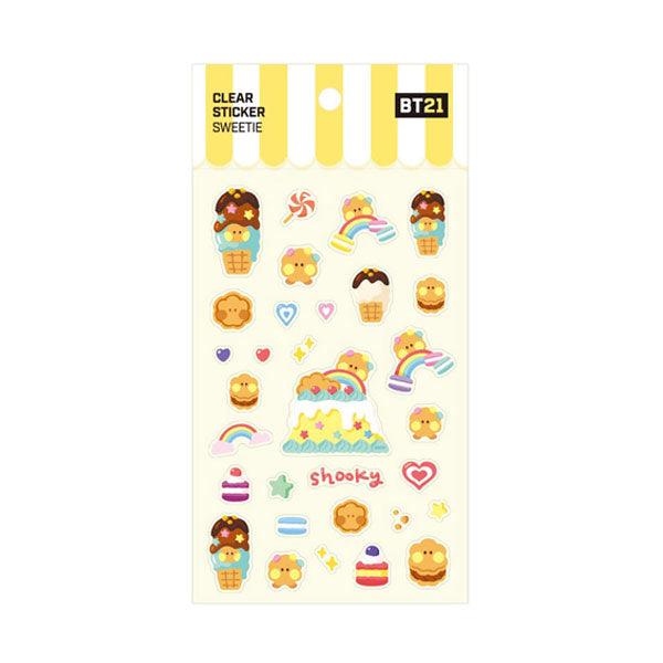 BT21 Minini Clear Sticker Sweetie - Shopping Around the World with Goodsnjoy