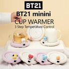 BT21 minini Cup Warmer/ 3 Step Temperature Control/ Tea Mug Cup/ Coffee Cup - Shopping Around the World with Goodsnjoy