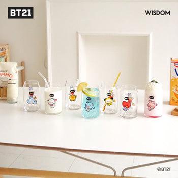 BT21 Minini Glass Cup - Shopping Around the World with Goodsnjoy