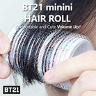 BT21 minini Hair Roll/ Brush/ Bang Roll/ Velcro Roller/ Easy Hair Styling/ 1Set 2pcs - Shopping Around the World with Goodsnjoy