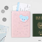 BT21 minini LEATHER PATCH PASSPORT COVER - Shopping Around the World with Goodsnjoy